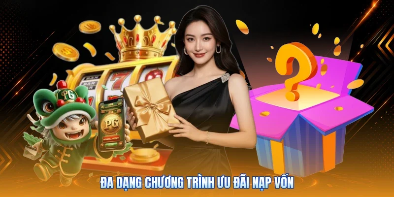 Đa dạng chương trình ưu đãi nạp vốn